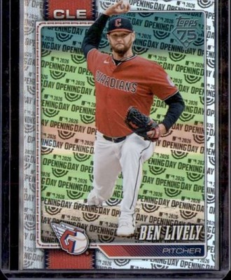 2026 Topps - Opening Day Foil #109 Ben Lively Near Mint