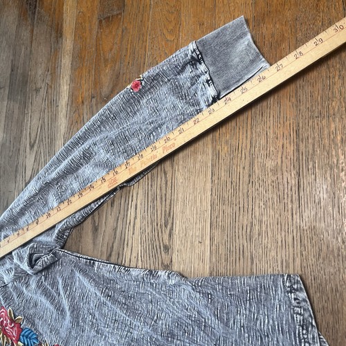 Avani Del Amour Hoodie Jogger Sweat suit Set Large Gray Embroidered Size Large - 第 17/24 張圖片