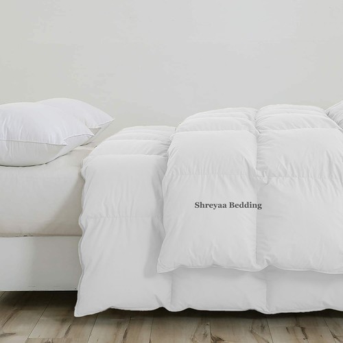 Solid Down Alternative Bedspread Set Comforter Quilt Double/Queen/King/Emperor - Picture 17 of 75