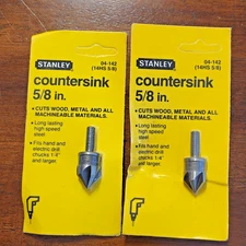 LOT OF 2 STANLEY 5/8" COUNTERSINK 14-HS     NEW