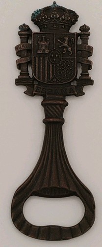 Vintage Espana, Spain Bronze Souvenir Bottle Opener - Picture 2 of 4