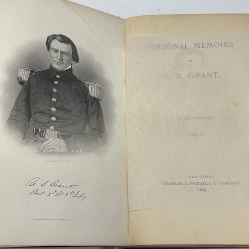 Personal Memoirs of U.S. Grant Antique First Edition 1885 Vol 1 Charles Webster - Bild 15 von 23