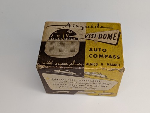 Vintage 1950s Visi-Dome Air Compass with Box and Instructions - Picture 7 of 22