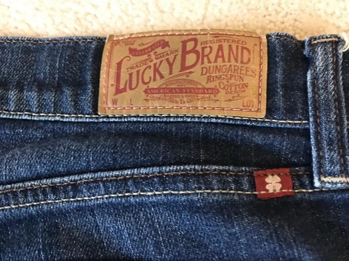 Lucky Brand Stark süße und niedrige Damenjeans Größe 14 Distressed Boot Cut  - Bild 6 von 12