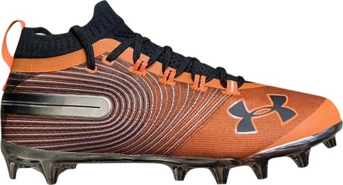 Scarpe tacchetti calcio Under Armour Spotlight MC 3021731-800 arancione uomo TAGLIA 9 - Foto 8 di 9