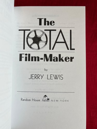 NEW MINT  THE TOTAL FILM-MAKER BY JERRY LEWIS 1971 Random House - Picture 5 of 5