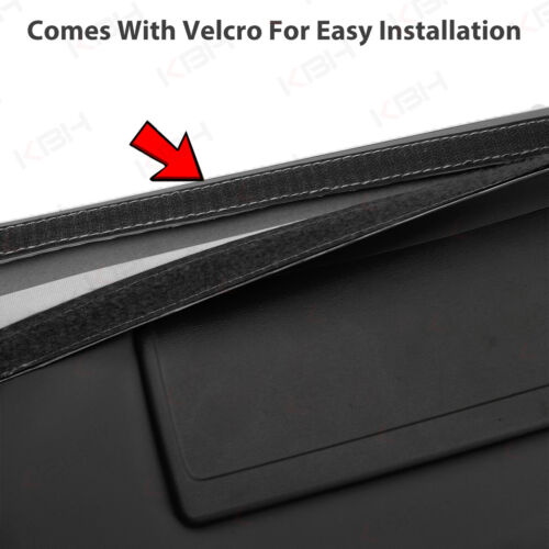 Sun Visor Replacement Cover Vinyl Leather Fits Fits 1994-2001 Dodge RAM Black - Picture 4 of 10