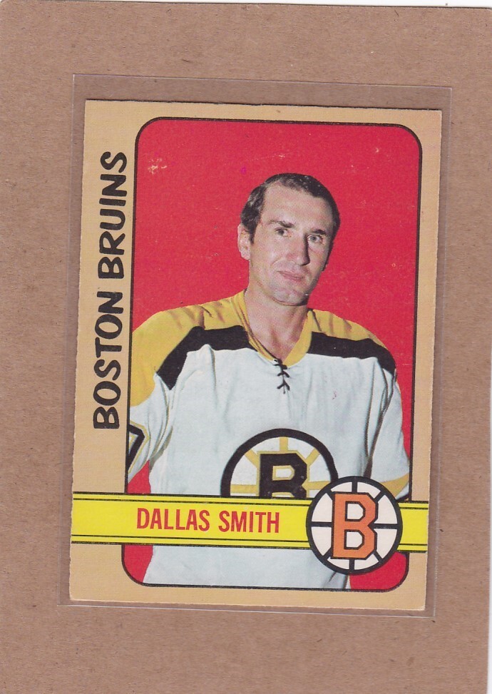 1972-73 O PEE CHEE HOCKEY DALLAS SMITH #21 BRUINS EX+ *A33246