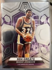 2023-24 Panini Mosaic MAGIC JOHNSON LA Lakers NBA GREATS BASE #295 Mint 🔥💎🏀