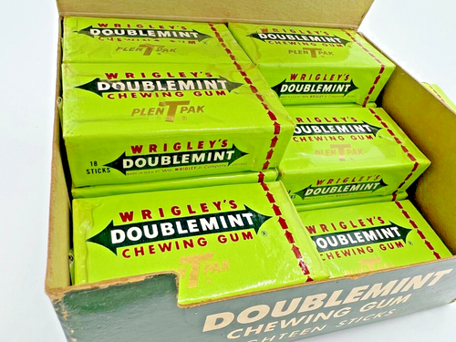 1960's Wrigleys Doublemint GUM Christmas Display w/gum Plen T-Pack Rare! - Picture 6 of 15
