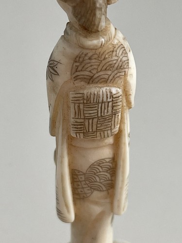 Geisha Statuette 3” Woman Wearing Geisha Clothes Japan. 1970 ‘s - Picture 7 of 11