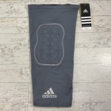 1- Size XL NEW Adidas Techfit Climacool Ironskin Grey Gray Knee Sleeve Pad Leg