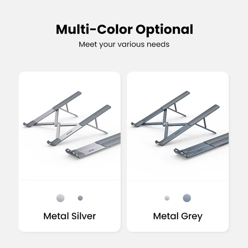 Foldable Aluminum Laptop Stand for MacBook Air/Pro and Tablets - Picture 7 of 9