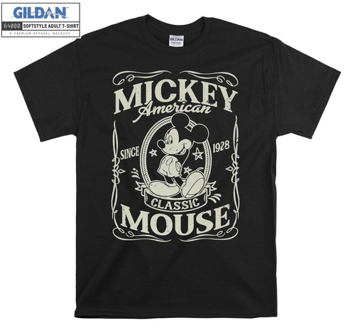 Disney Mickey Mouse Classic Pose American 1 Hoodie Tshirt Men Women Unisex AC273 - Picture 1 of 8