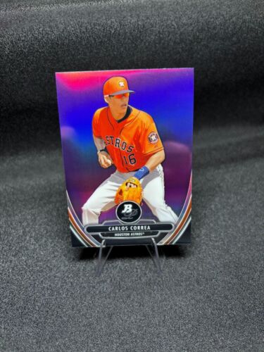 2013 Bowman Platinum - Chrome Prospects Purple Refractor Carlos Correa #BPP23 RC