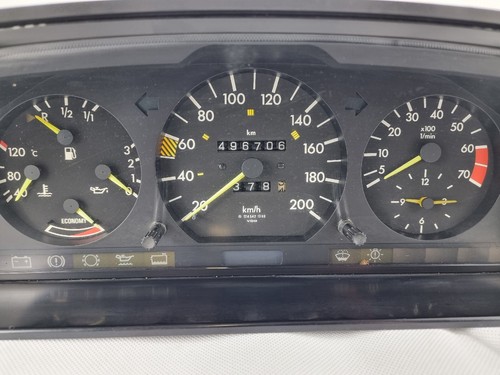 MB Mercedes Benz 1989 W124 S124 Instrument Cluster Speedometer Tacho Kmh - Picture 3 of 10