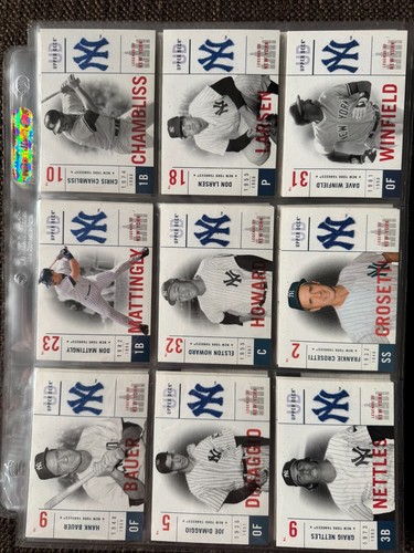 2001 Upper Deck Legends Of New York Complete Set In Binder #1-200 Mantle Ruth - Picture 11 of 23