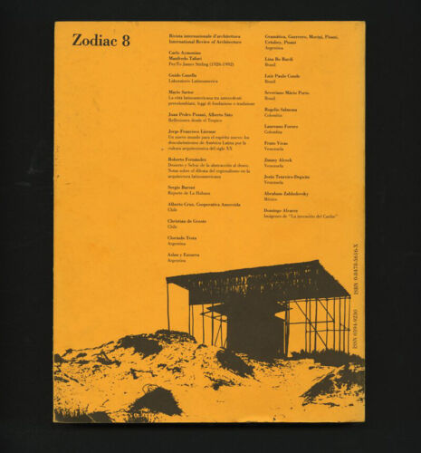 1992 Lina Bo Bardi ZODIAC 8 Latin American ARCHITECTURE Issue Massimo VIGNELLI - Picture 2 of 2