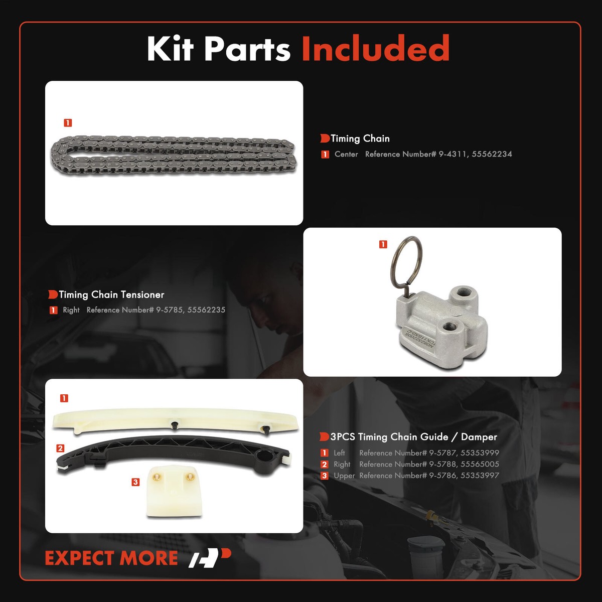 Chevrolet Cruze Parts Cciyu Timing Chain Kit - For Chevrolet Sonic ...