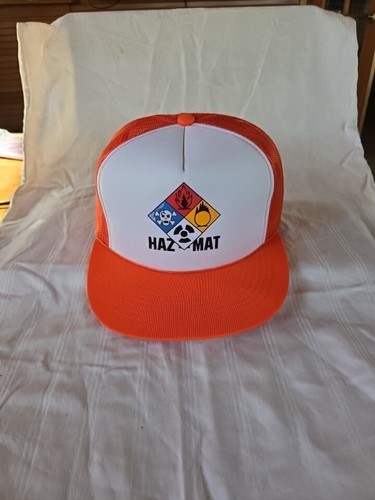 Youngan Snapback Cap Einheitsgröße orange verstellbar Erwachsene Freizeit Trucker Haz Mat - Bild 5 von 5