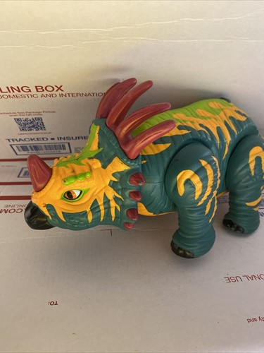Imaginext Triceratops Basher The Stracosaurus Dinosaur Mattel 2006 probado - Imagen 3 de 10