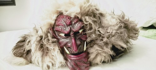 Teufel Dämon Holz Maske,Fasnacht,Fasnet,Larve, Fasching,Karneval - Bild 2 von 4