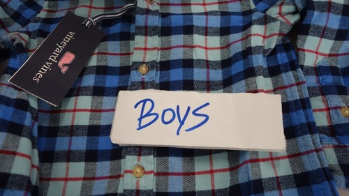 Nwt Vineyard Vines Toddlers Boys Blue Plaid Dress Button Up Shirt Size 3T 3 - Picture 6 of 7