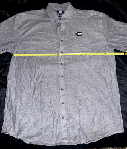 Cutter and Buck UGA Button Down Long Sleeve Shirt GEORGIA BULLDOGS Mens XLT NEW - Picture 3 of 5