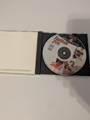 All American Sports Series Football Pro (Windows PC CD, 1998) - Picture 3 of 3