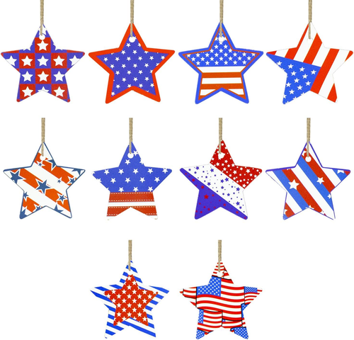 4Th of July Ornaments Independence Day Hanging Ornaments Tree Decorations Patrio
