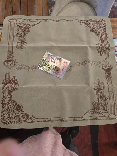 SPELLGROUND KhalsaBrain NecroMaticon 2P Playmat NEW***** v5 abyssal forces green - Picture 2 of 3