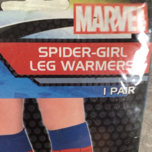 Marvel Spider Girls Leg Warmers Adult Size New Spider-Man Spiderman Halloween T - Picture 4 of 8