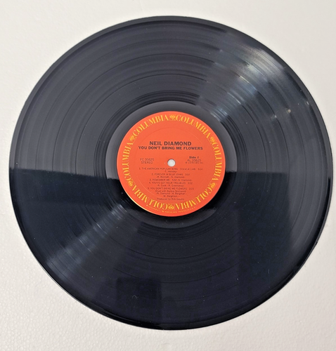Signed Neil Diamond LP Vinyl Record - You Don't Bring Me Flowers - No COA - Picture 5 of 7