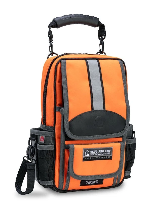 Veto Pro Pac MB3 HI-VIZ ORANGE Compact Tool Bag | eBay