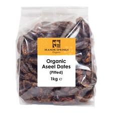 Organic Aseel Dates (Pitted) 1kg by Manor Springs 8.99 per kilo