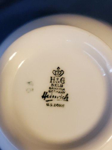Vintage Tea Cup, H&G Bavaria Germany Heinrich US Zone - Picture 5 of 6