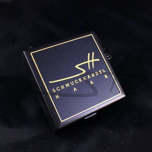Schmuckset Kette Ohrstecker *dunkle Perle* Gold im Etui, Geschenk zu Muttertag - Bild 8 von 8