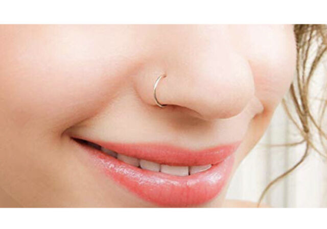 NASENRING PIERCING RING SEPTUM HELIX GOLD SILBER SCHWARZ MODE NASENRING PIERCING RING SEPTUM HELIX GOLD SILBER SCHWARZ MODE