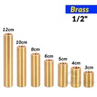 1/2" BSP Brass Running Nipple Male Long Thread Plumbing Pipe Fitting Connector