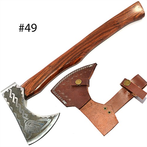 Custom Hand Made High Carbon steel Axe Hatchet Viking Tomahawk Tactical Axe - Picture 4 of 8