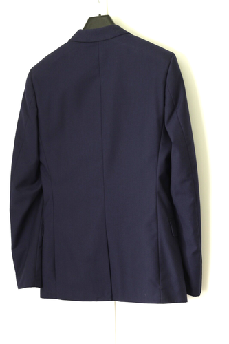 Topman mens slim fit suit dark blue jacket chest 34", trousers waist 30" - Picture 2 of 12