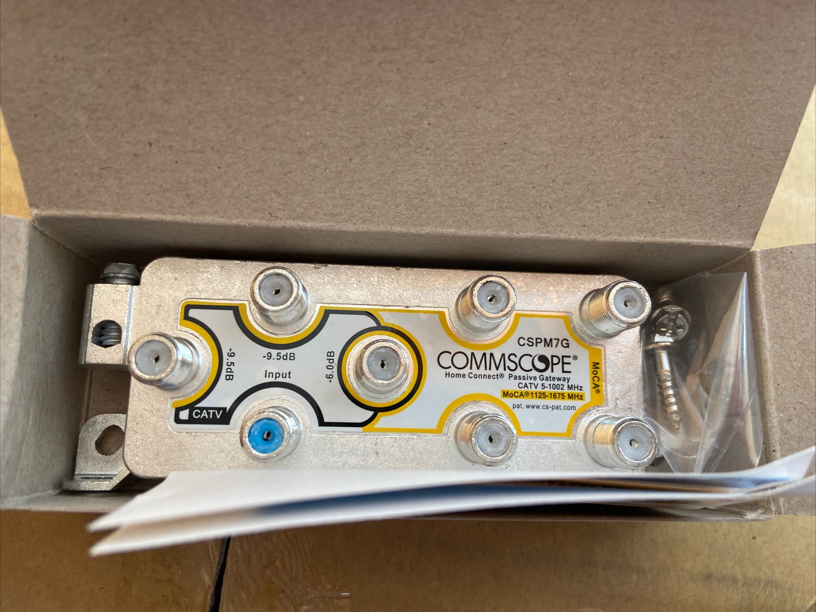 COMMSCOPE CSPM7G PASSIVE GATEWAY Splitter MoCA Cable X1 Comcast Xfinity Balance eBay