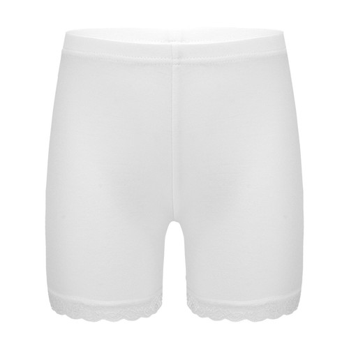 Kids Girls Stretch Dance Bike Shorts with Lace Breathable Safety Short 6 Packs - Picture 19 of 21
