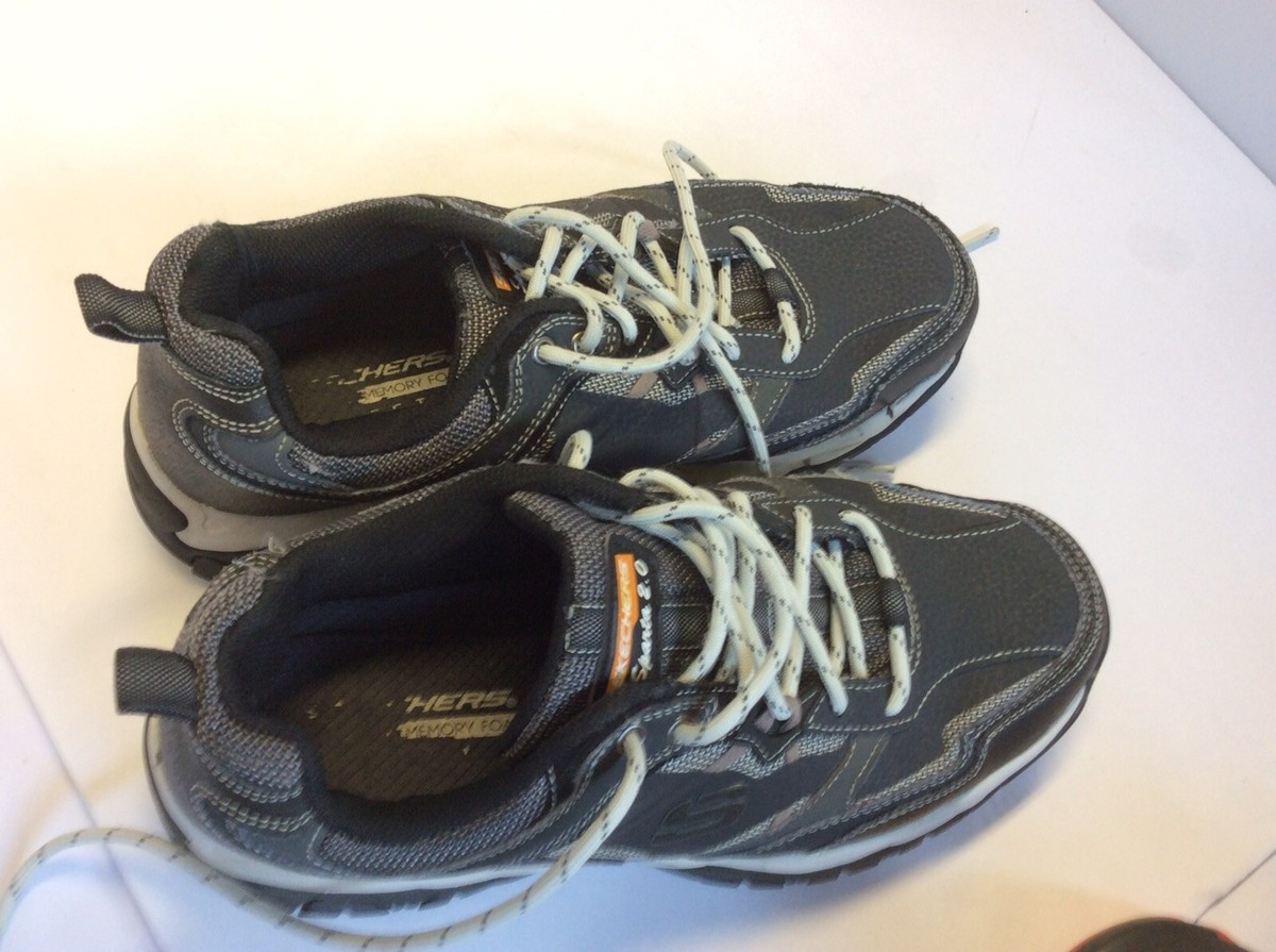 SKECHERS Sparta 2.0 52700W Memory Foam Dark Gray Training Men s Sneakers Size 8