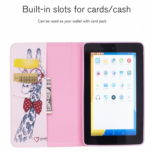 Pattern Folio Leather Stand Case Cover For Amazon Kindle Fire HD 10 10.1"2019 - Picture 27 of 40