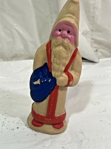 Vtg HTF German Algi Weihuachtsmann 4.25" Soap BELSNICKLE Santa Figurine w Box - Picture 2 of 11