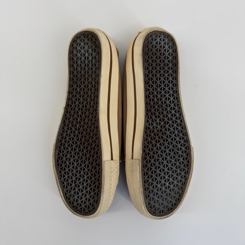Y2K Vtg Paris Blues Womens Sneakers Brown Rhinestone Slip-On Bilng Casual Size 8 - Picture 8 of 9
