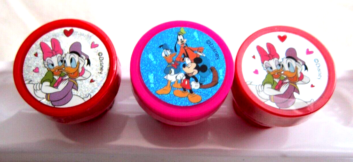 10pcs Disney Mickey Mouse Stamps Stampers Self-inking Birthday Party Favors