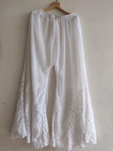 Women Chikankari Georgette Mukaish 