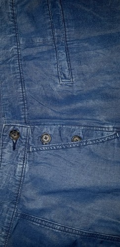 White Stuff Denim Button Sides Below Knee A Line women's Skirt Size UK 14R - Picture 8 of 16